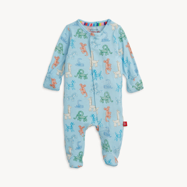 Blue Party Animals Glow In The Dark Footie