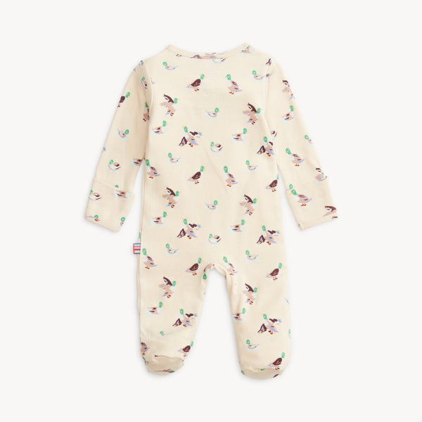 Magnetic Footie Organic Cotton - Quack Me Up