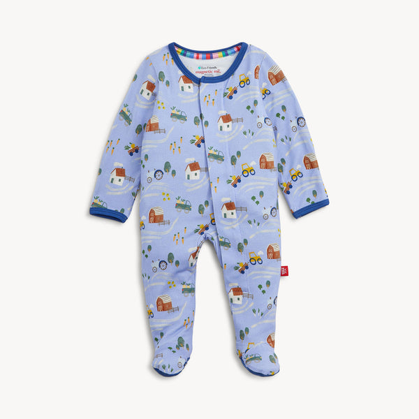 Farm To Cradle Magnetic Footie