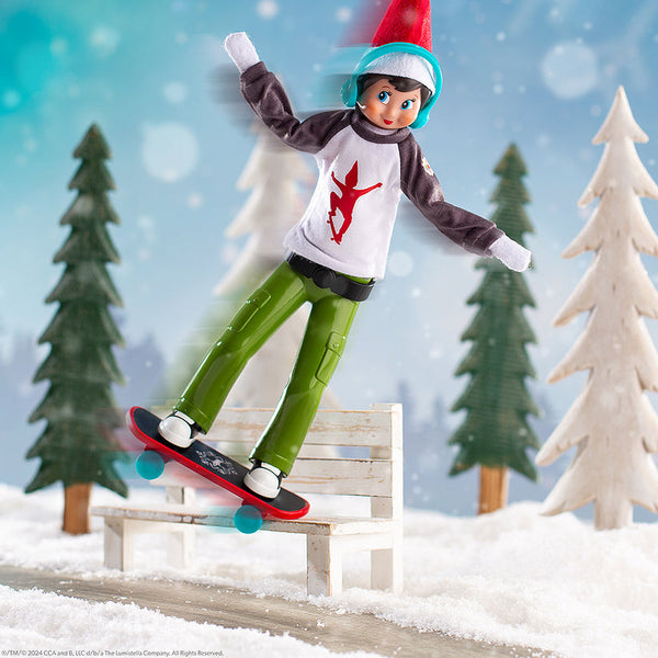 Magi Freez Holly Jolly Ollie Skateboard Set