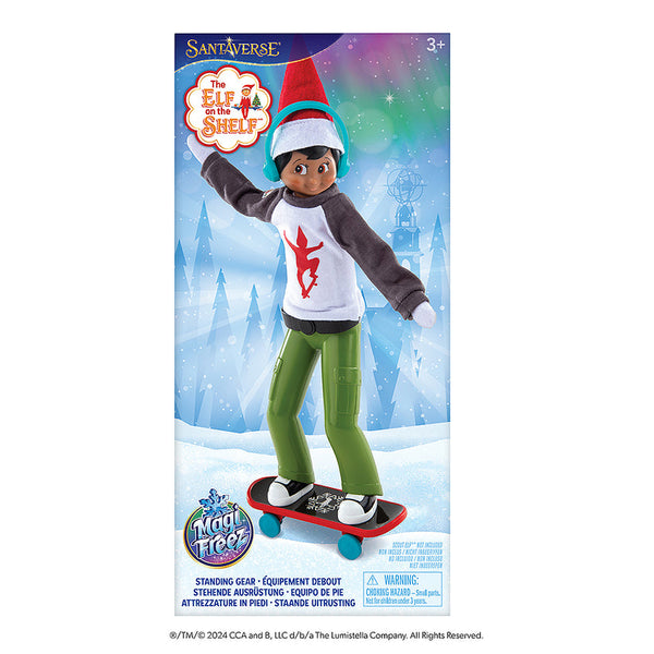 Magi Freez Holly Jolly Ollie Skateboard Set