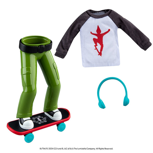 Magi Freez Holly Jolly Ollie Skateboard Set