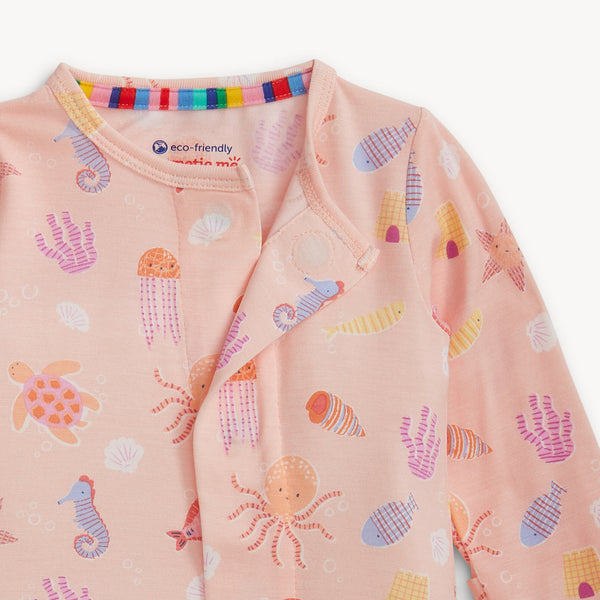 Deep Chic Pink Modal Magnetic Footie