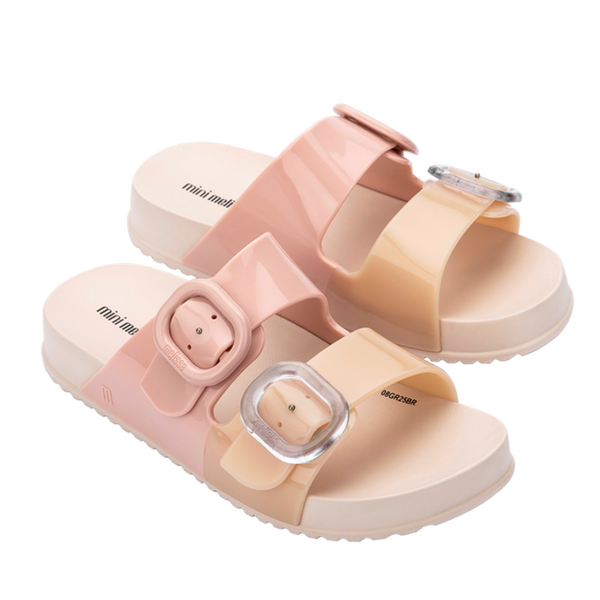 Cozy Slide Kids - Pink / Beige