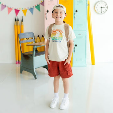 Ready to Crush First Grade Short Sleeve T-Shirt-Natural