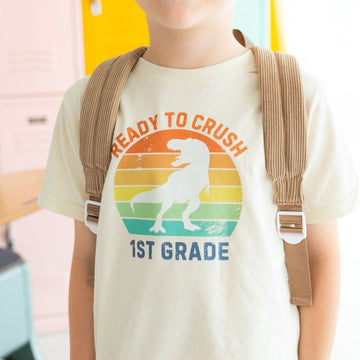 Ready to Crush First Grade Short Sleeve T-Shirt-Natural