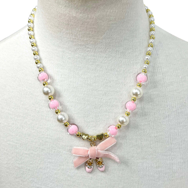 PP Ballerina Necklace & Bracelet Set