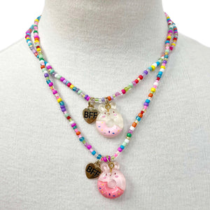 PP BFF Donut Necklace Set