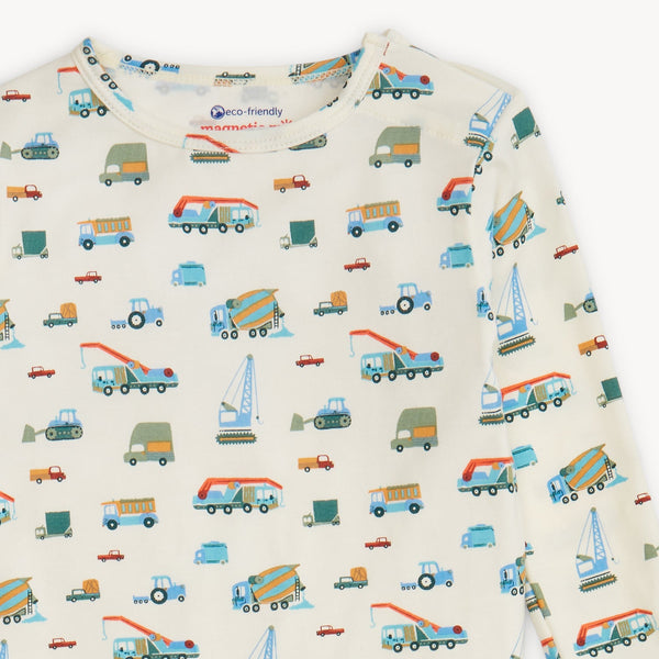 Magnetic Me Dumps Like A Truck-Long Sleeve Pajama