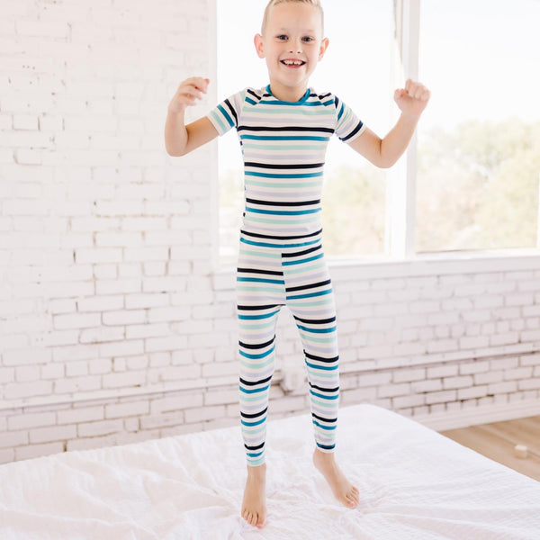 Little Boy Blue Stripe Pajamas
