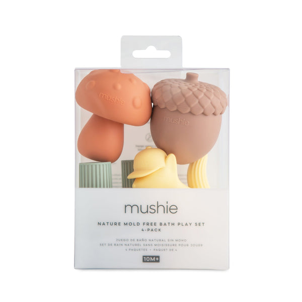Mushie Nature Mold Free Bath Play Set - 4 Pack