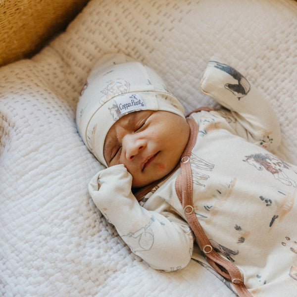 Montana Newborn Knotted Gown