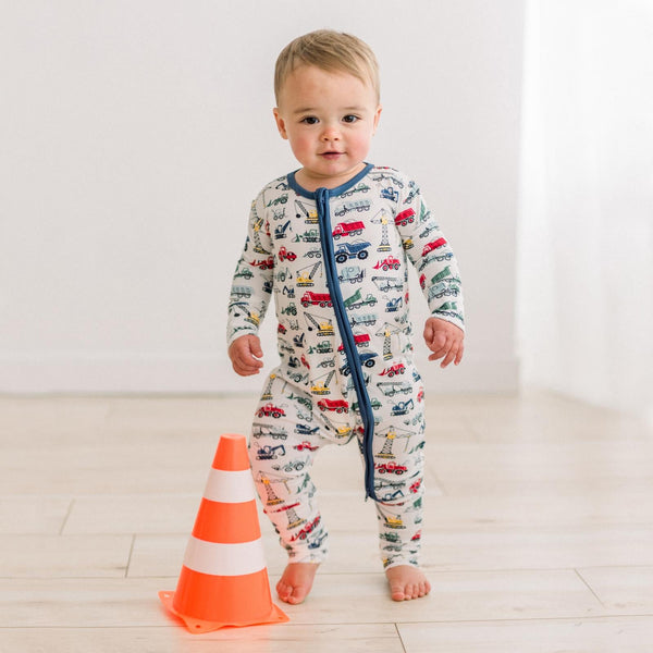 Construction Trucks Convertible Coverall