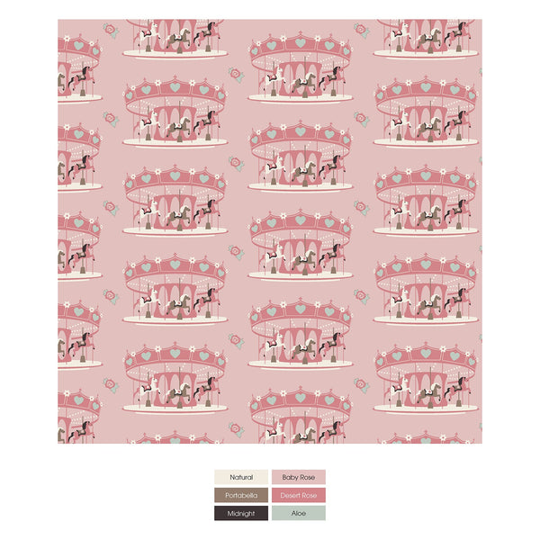 Girl's Underwear-Baby Rose Fair Carousel