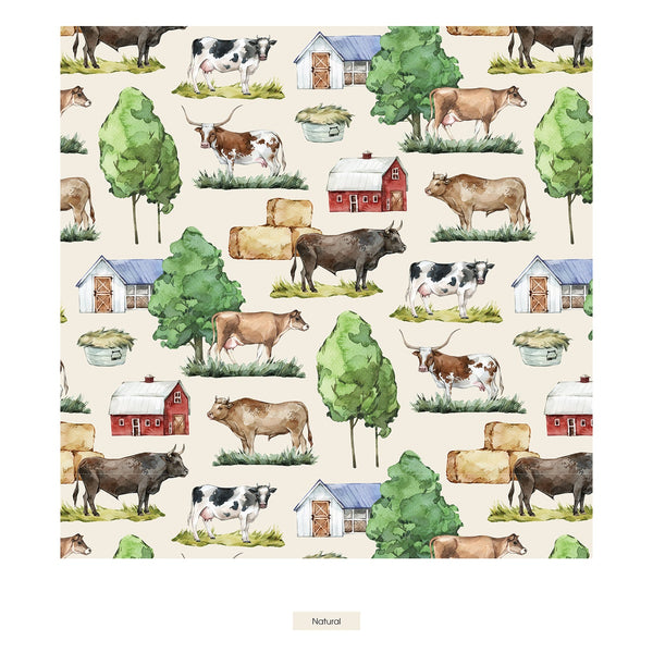 Natural Grazing Cows Short Sleeve PJ's