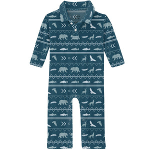 Peacock Native Tribal Lore Polo Romper