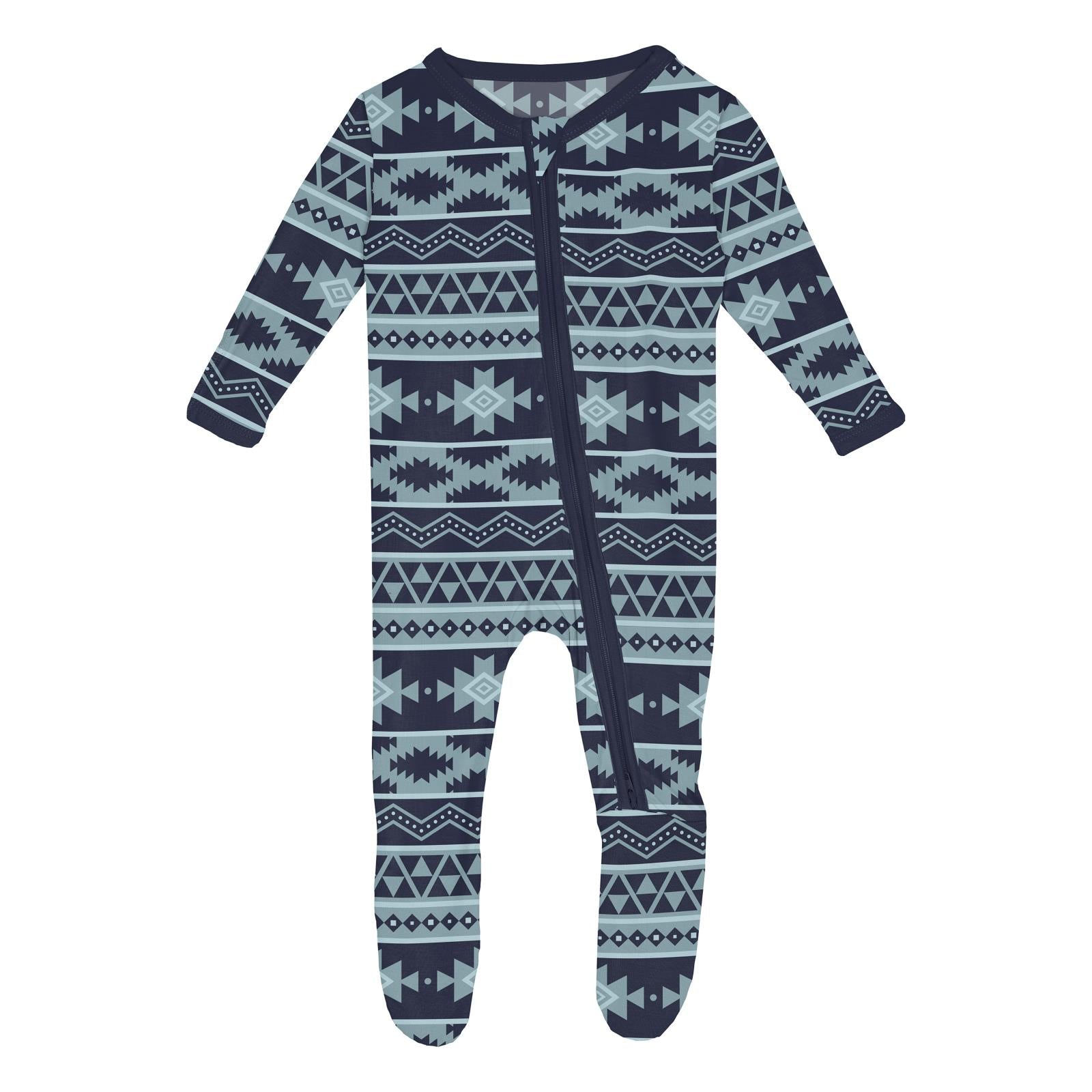 2 Way Zipper-Peacoat Mayan