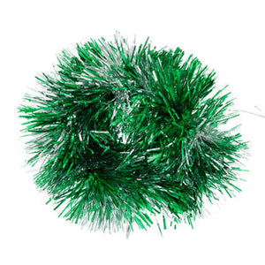 Green Tinsel Scrunchie