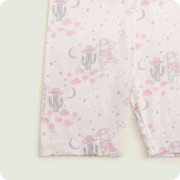 Warmies Strawberry Cow Shorties Pajamas