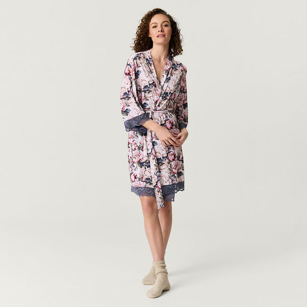 Women's Lace Robe - Aster