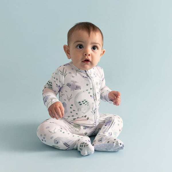 Milo Footie Zippered One Piece