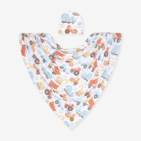 Emmett Swaddle And Beanie Set