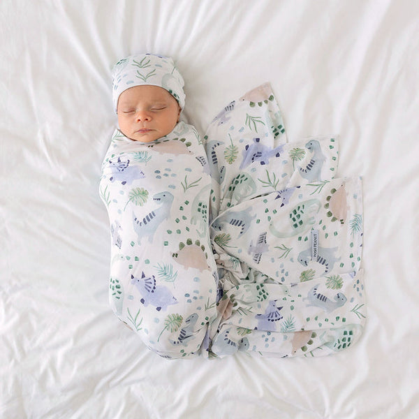 Milo Swaddle Beanie Set