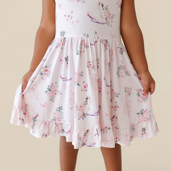 Pirouette Ruffled Twirl Dress