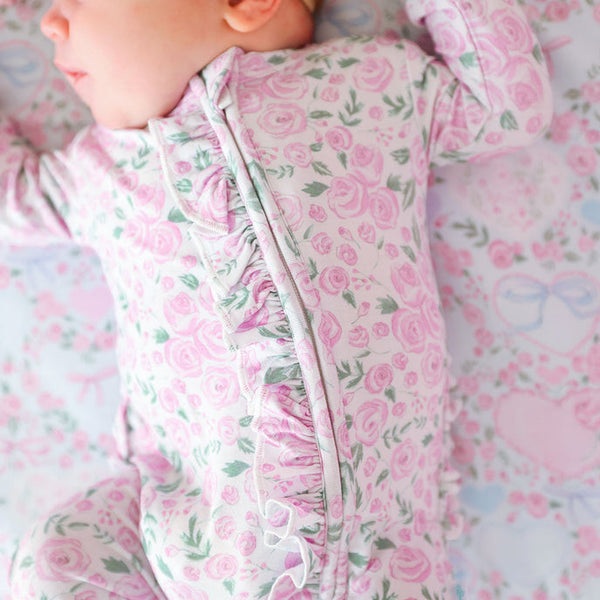 Footie Ruffled Zippered One Piece - Annabeth