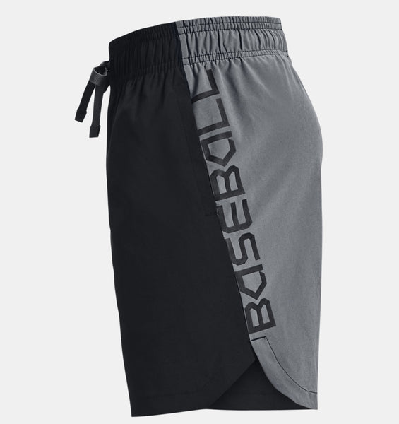 UA Utility Shorts-Black/Pitch Grey