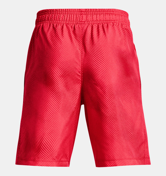 UA Tech Woven Printed Shorts-Beta Red