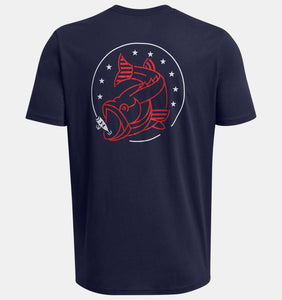 UA Freedom Bass T-Shirt-Midnight Navy