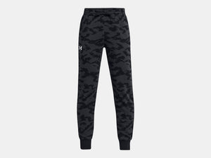 Black Rival Fleece Printed Joggers