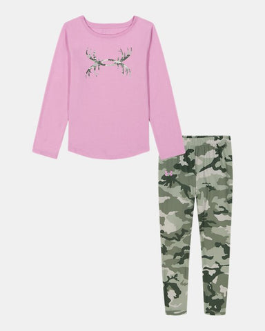 Pink Dawn Antler Camo Legging Set