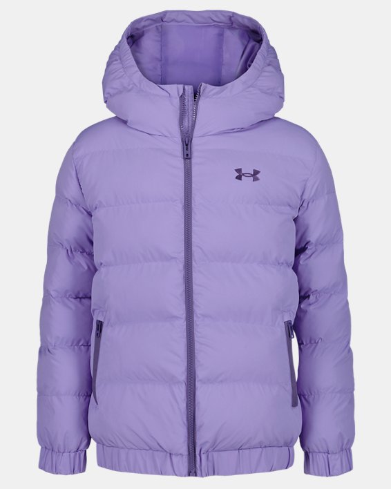 Transparent Purple Prime Puffer Jacket