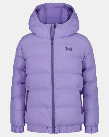 Transparent Purple Prime Puffer Jacket
