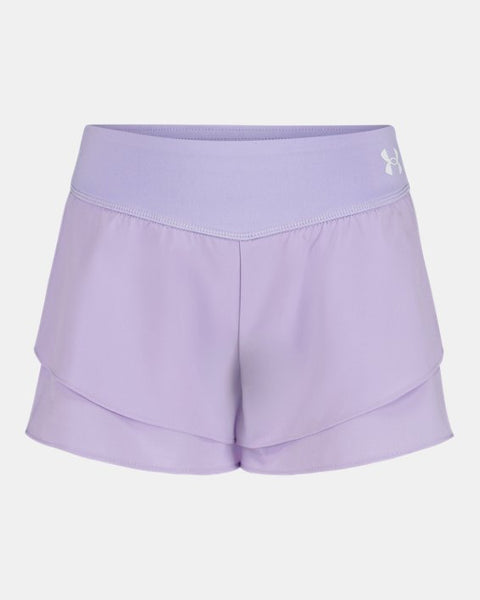 Purple Crest  Flare Tiered Short