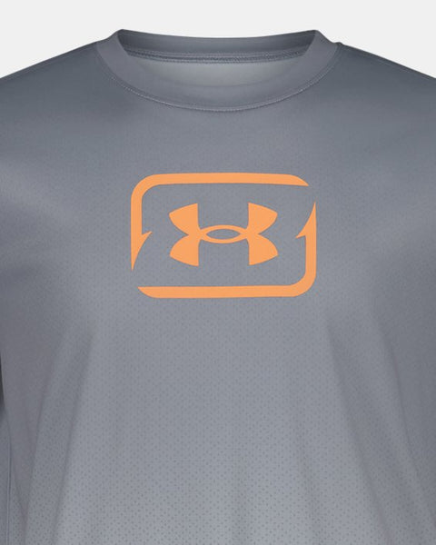 Steel UPF Fish Printed Long Sleeve Shirt