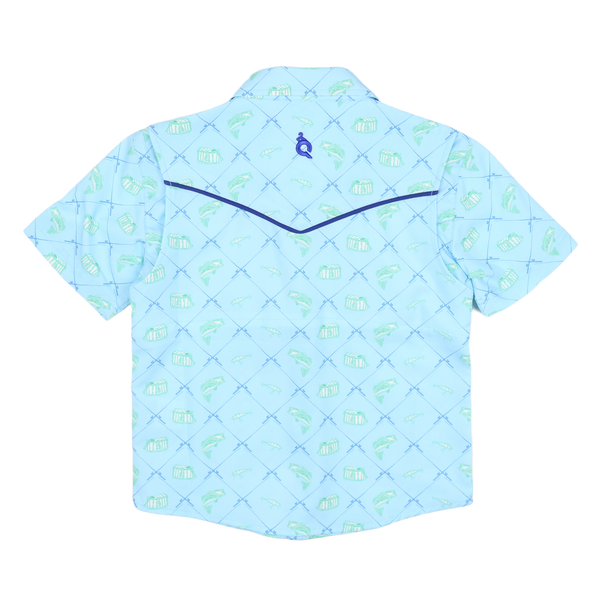 Fisherman Pearl Snap Short Sleeve Shirt