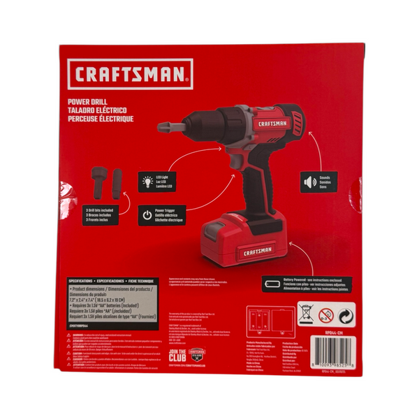 Craftsman Battery Operated Power Drill