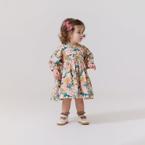 Watercolor Floral Evelyn Dress Set