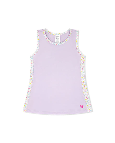 Drew Tank - Petal Purple, Sunny Day Floral