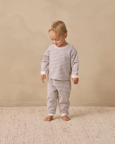 Cozy Set Slate Stripe