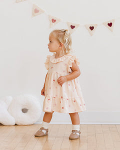 Charlotte Dress-Heart Embroidery