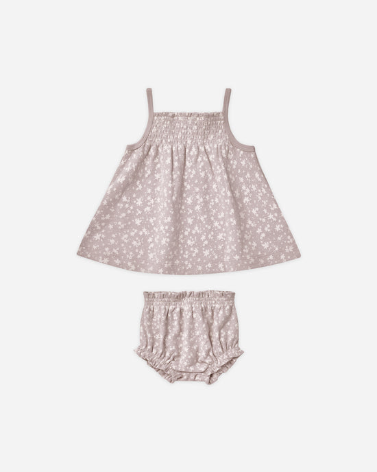 Smocked Tank + Bloomer Set || Scatter