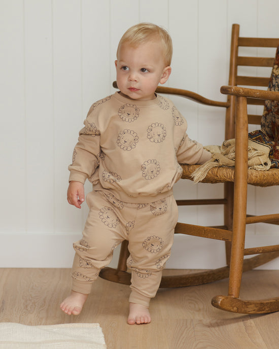 Latte Lions Relaxed Sweatsuit Set