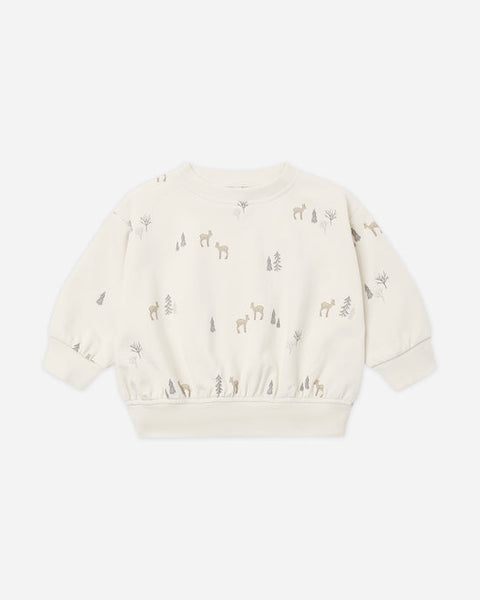 Deer Relaxed Sweatshirt Set