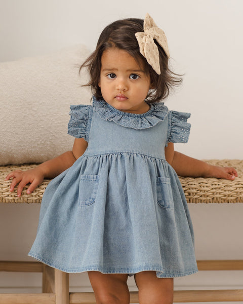 Quincy Mae Sophie Dress - Chambray