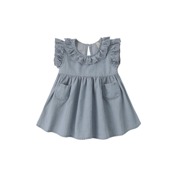 Quincy Mae Sophie Dress - Chambray