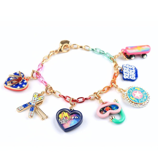 Charm It Gold Rebel Girls Snorkel Charm